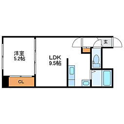 サザンライズ北大 4階