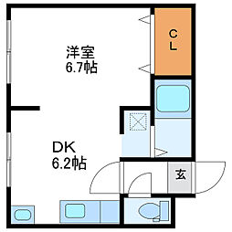セントラル6 2階