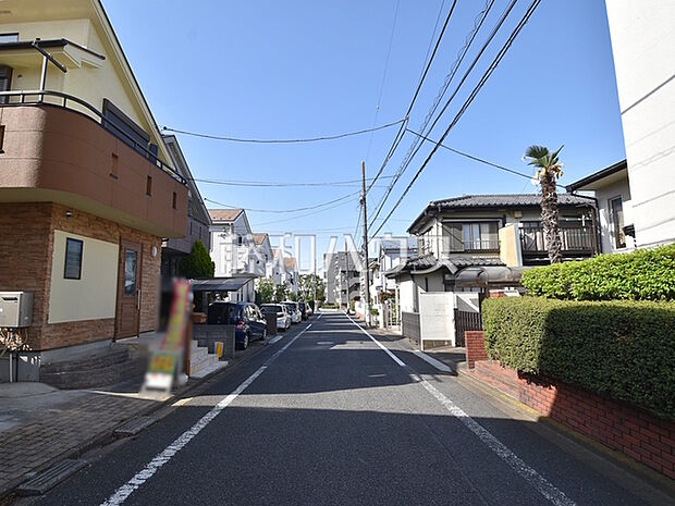 接道状況および現場風景　【練馬区大泉学園町8丁目】