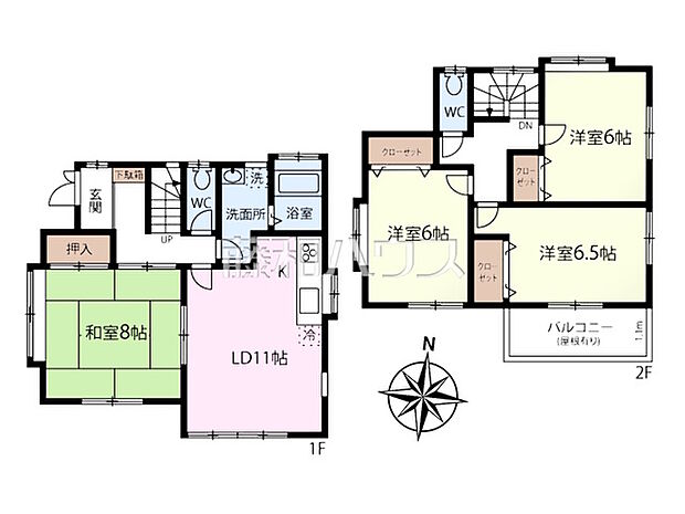 間取図　【立川市砂川町8丁目】