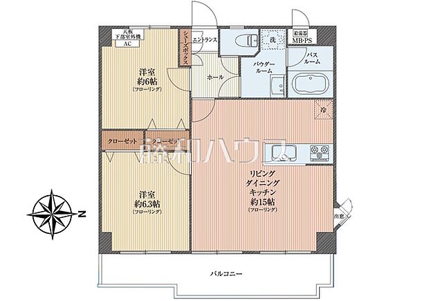 間取図　【グランツ国立】