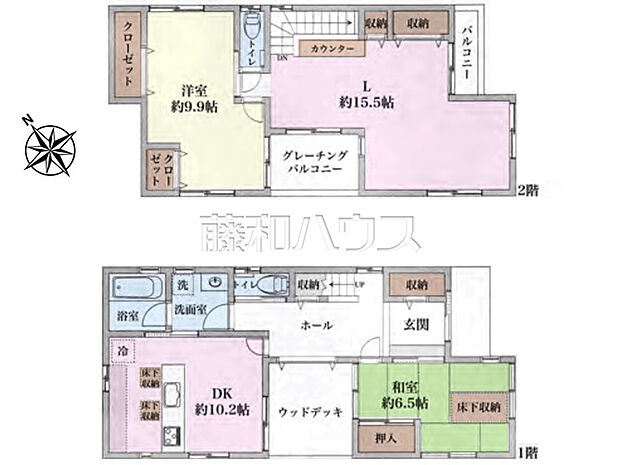 間取図　【杉並区高井戸東3丁目】