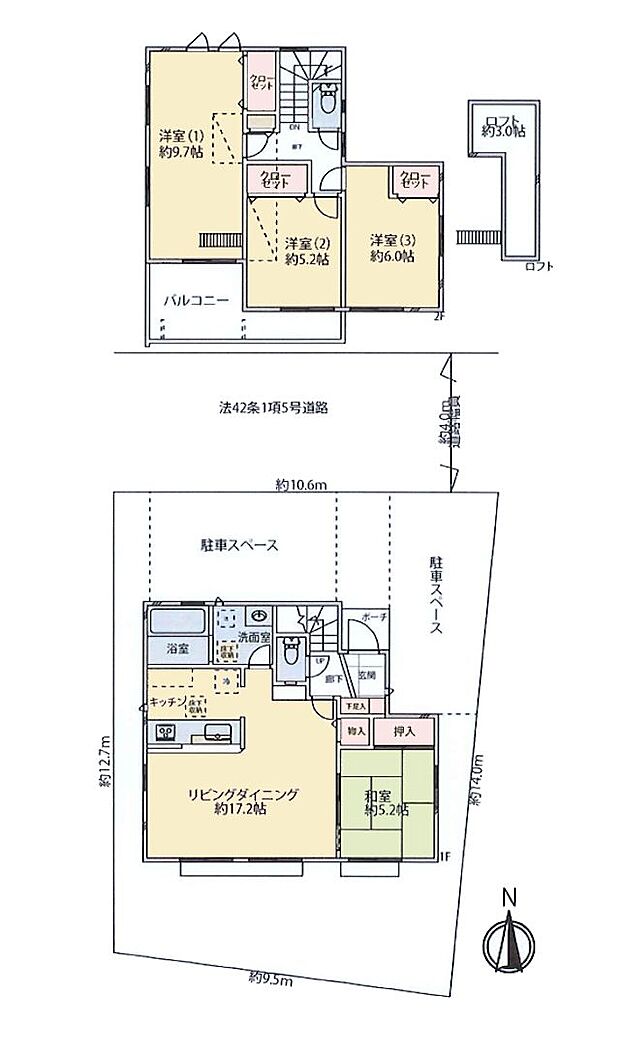 間取り図です。