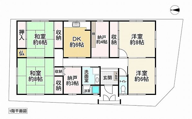 阪急箕面線 箕面駅まで 徒歩7分(4SDK)の間取り