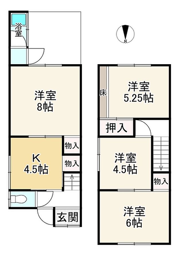 京阪宇治線 黄檗駅まで 徒歩9分(4K)の間取り