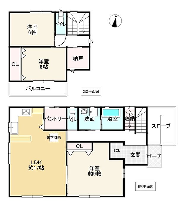 ＪＲ山陽本線 姫路駅まで 徒歩16分(3SLDK)の間取り