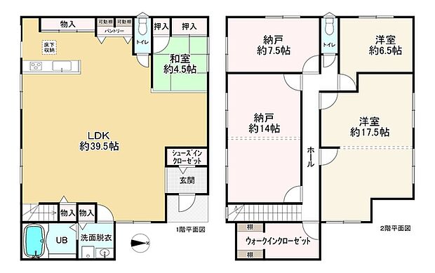 豊中市利倉西2丁目(4SLDK)の間取り