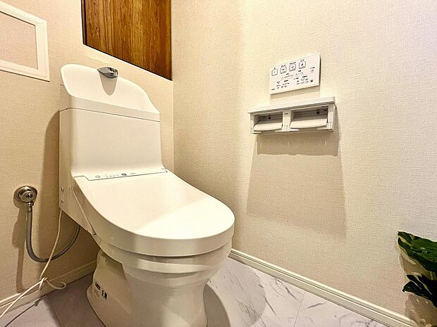 使用後すぐに手を洗うことができ、衛生的なトイレです。