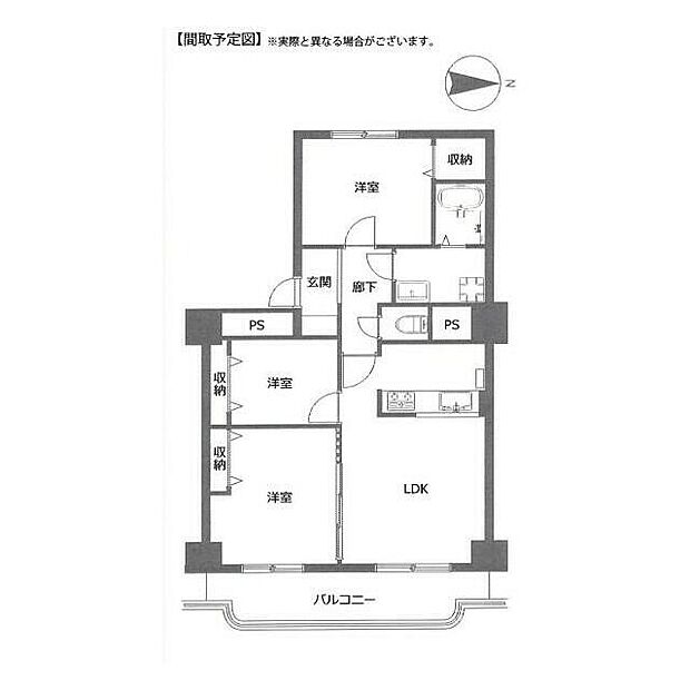 ＪＲ函館本線 札幌駅まで 徒歩11分(3LDK) 5階の間取り