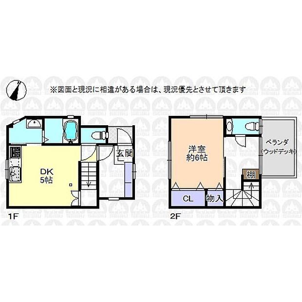 ＪＲ中央線 国立駅までバス約9分 弁天通り北バス停 徒歩10分(1K)の間取り