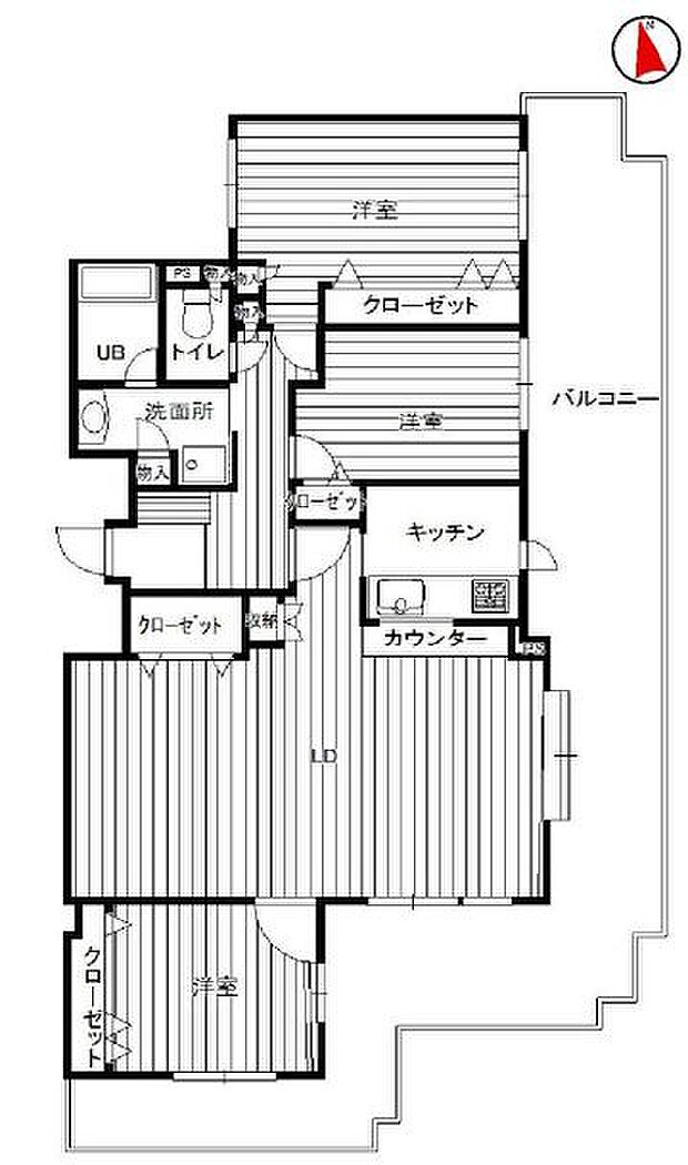 間取図　※図面と現況が異なる場合は現況優先といたします。