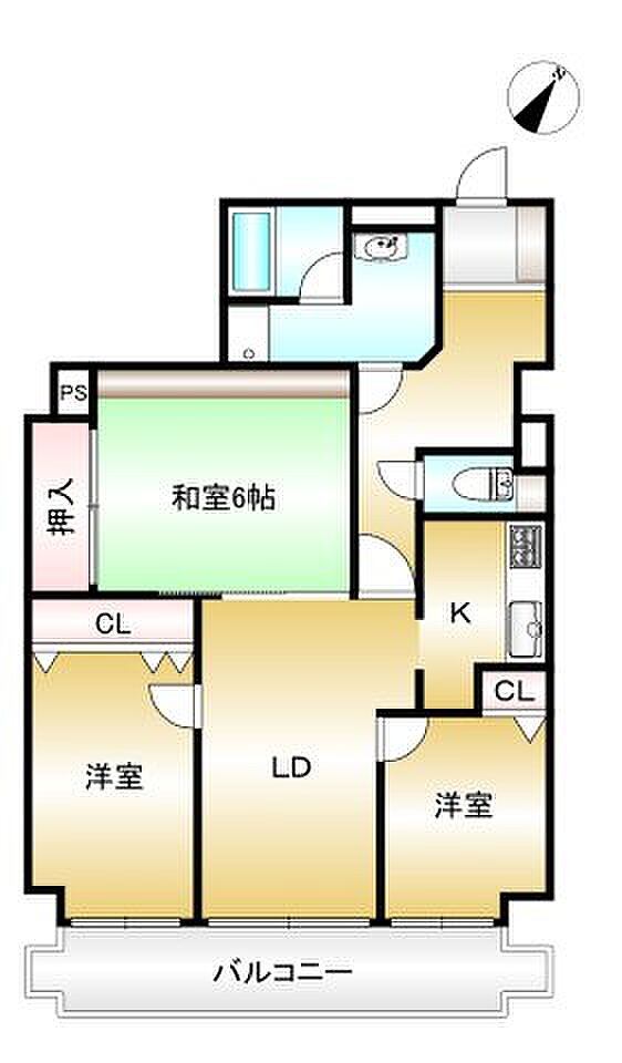 間取図　※図面と現況が異なる場合は現況優先といたします。