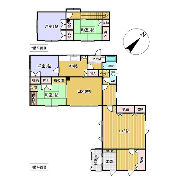 高栄西町7丁目98番　戸建て(4LDK)の間取り