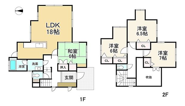 ＪＲ香椎線 和白駅まで 徒歩11分(4LDK)の間取り