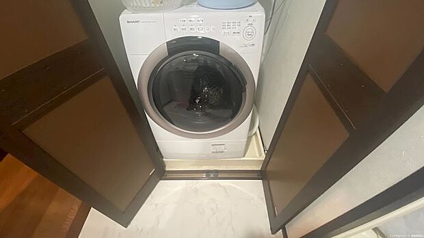 洗濯機はドラム式を設置することも可能。