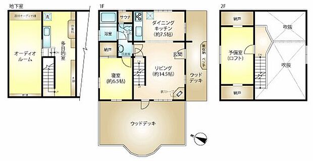 ＪＲ東海道本線 熱海駅まで 徒歩215分(1LDK)の間取り