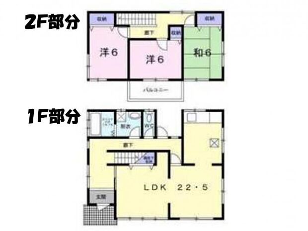 佐倉市宮ノ台1丁目(3LDK)の間取り