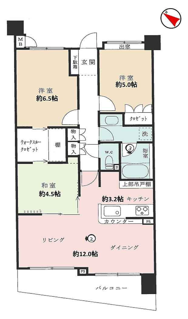 中古マンションの3LDKは、経済的で、一般的な広さがあり、夫婦又は3人家族によいです。リビングルームでは、食事会を楽しむスペースがあることや、部屋の用途は、寝室や子供部屋を設けることも可能です。