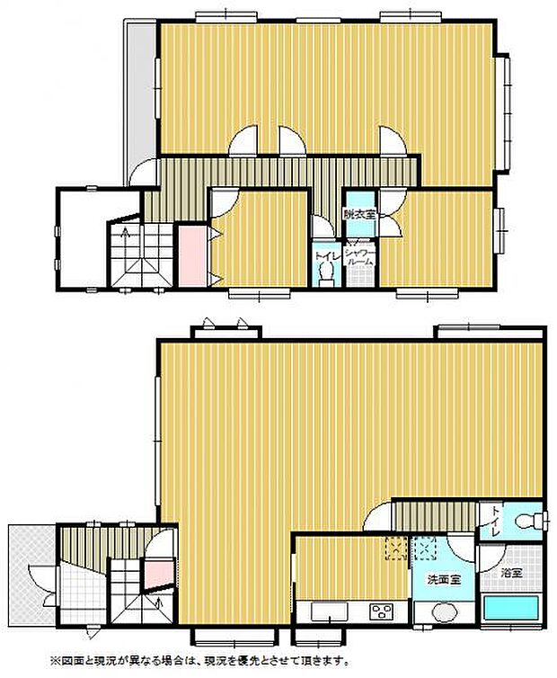 戸建　富里市日吉台1丁目(3LDK)の間取り