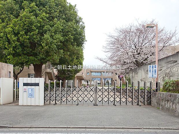 【厚木市立藤塚中学校】　厚木市でも最北端に有る中学校です。 