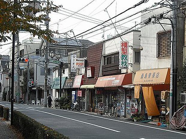 日大二高通商店会まで徒歩約5分（444m） 