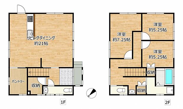 【リフォーム中】1階LDKのキッチンを移設し、生活しやすい3LDKの間取りへリフォームしています。