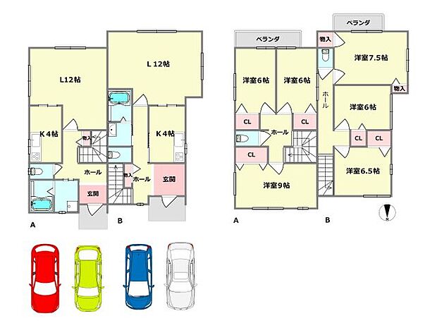 西宮市苦楽園三番町中古戸建(6LDK)の間取り