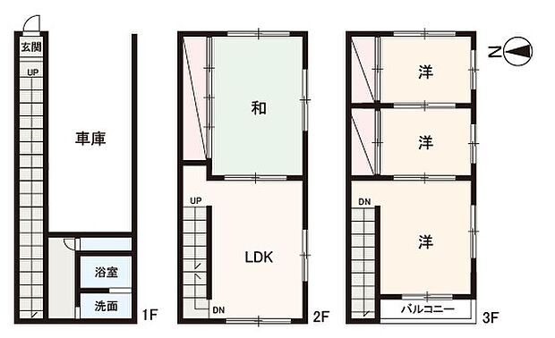 全居室南側に面した、陽当り良好な4LDK。リビング階段仕様でご家族間の会話も増えそうですね！