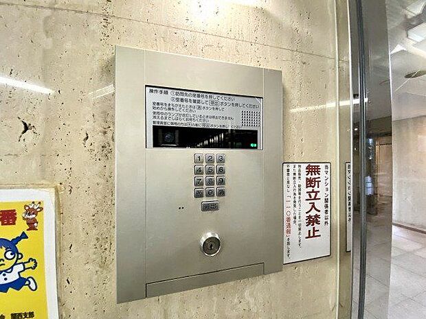 防犯面も安心のオートロックマンション