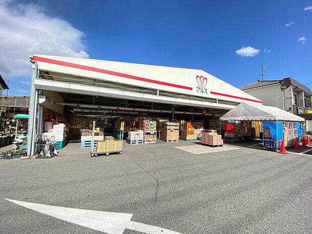 ショッピングマルス本店まで徒歩約8分、約600ｍ。