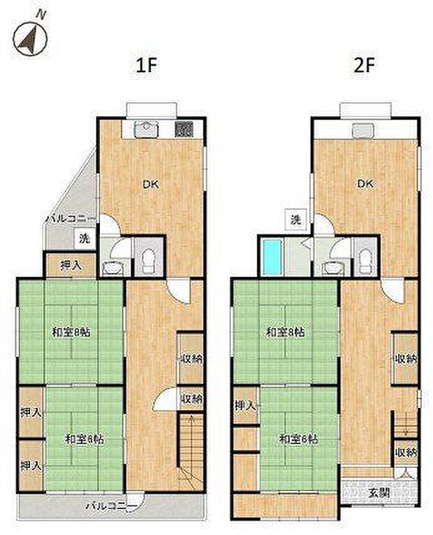 湊川町(4SDK)の間取り