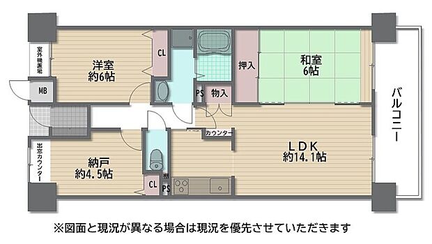 【間取図】◆全居室に収納ございます♪◆生活施設が近くに揃う好立地マンションです♪◆南海高野線「三国ヶ丘」まで徒歩約10分◆ぜひ現地にてキレイな住まいをご覧ください♪