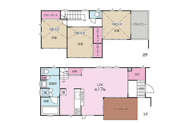 中古一戸建　藤沢市弥勒寺3丁目(3LDK)の間取り