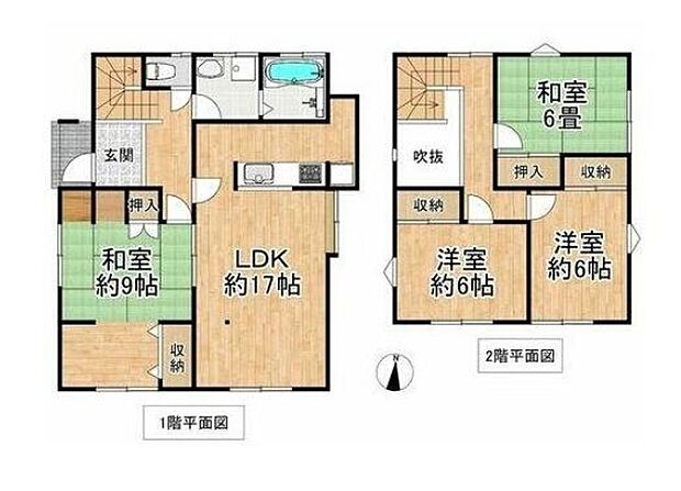 博多区金の隈2丁目　戸建(4LDK)の間取り