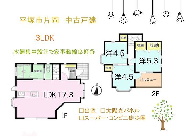 便利な価格からなる中古戸建てで、生活をスタートしませんか♪　　　　　平塚駅や伊勢原駅までアクセスできるバス停があります。