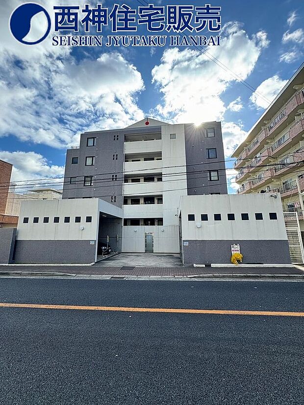 学校は「こうべ小学校」「神戸生田中学校」のエリアです。現地（2024年2月1日）撮影