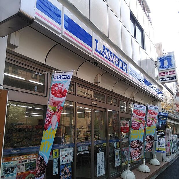 【コンビニエンスストア】ローソン　新宿若松町店まで269ｍ