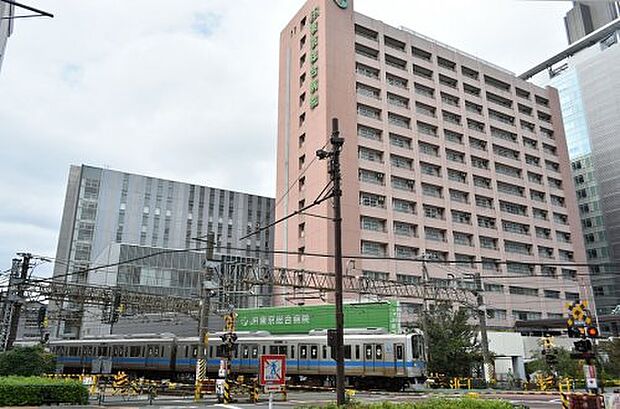 【総合病院】JR東京総合病院まで208ｍ