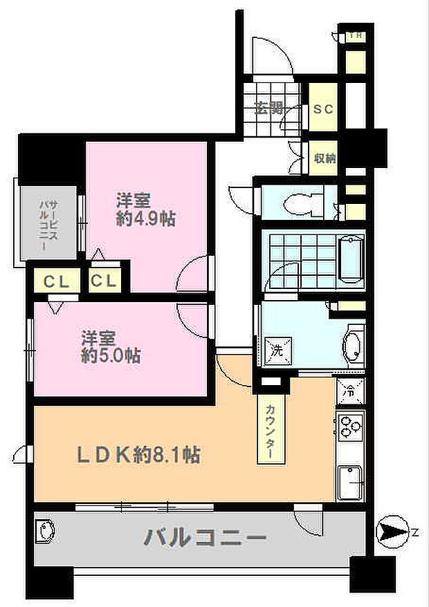 間取り図です