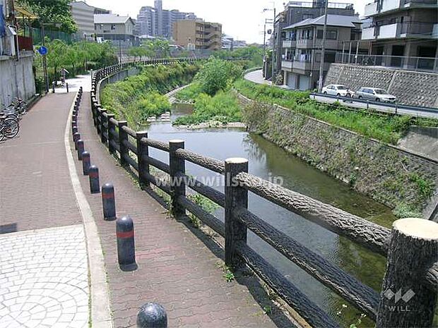 千里川（豊中市春日町付近）の外観