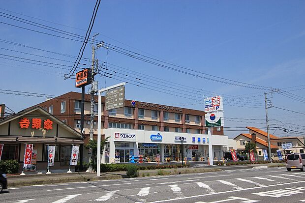 ウエルシアつくば谷田部店（2100m）