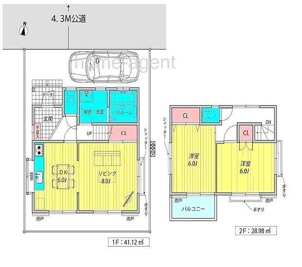 2014年築の綺麗な建物です