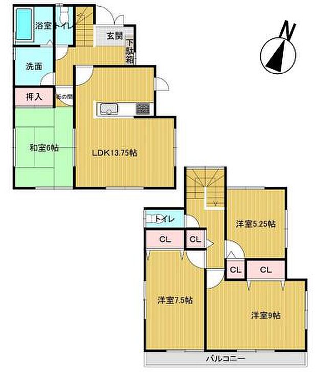 〜南向き4LDK　全室2面採光、陽当たり・風通しの良い間取りです〜