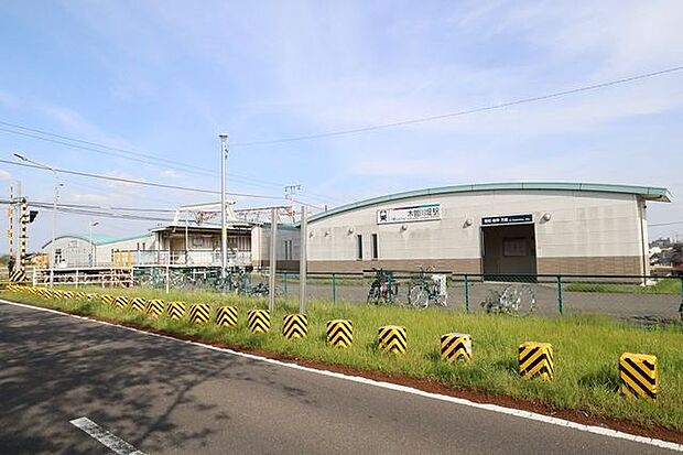 名鉄名古屋本線　木曽川堤駅 1000m