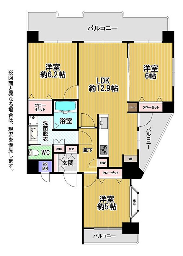 家事の効率がいい「横並びダイニング」が可能な間取りです