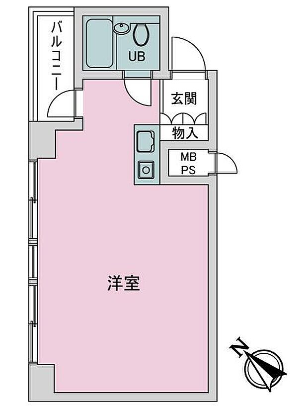 パレス南池袋(1R) 7階の間取り