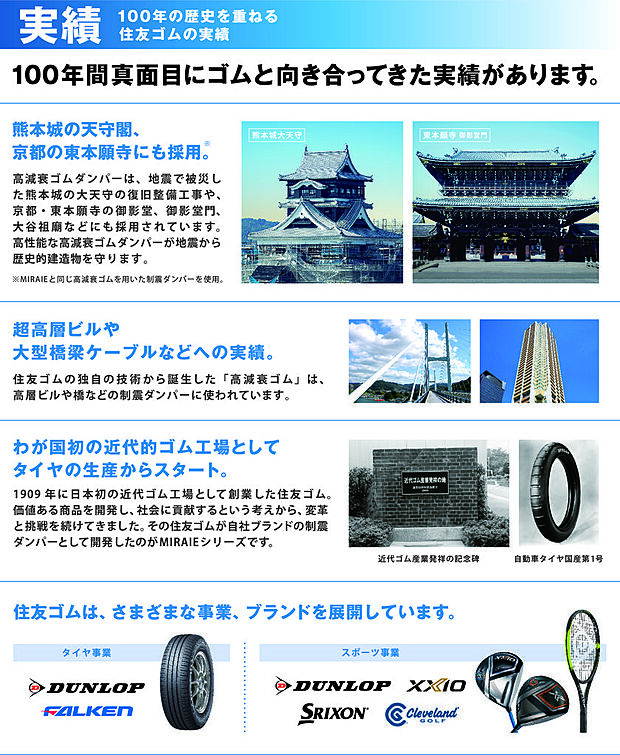 【地震に備える】印西市鹿黒南3丁目戸建ては、制震装置ミライエを搭載しております。安心安全の住宅をぜひご見学ください。（※MIRAIEは住友ゴム工業株式会社の登録商標です。）