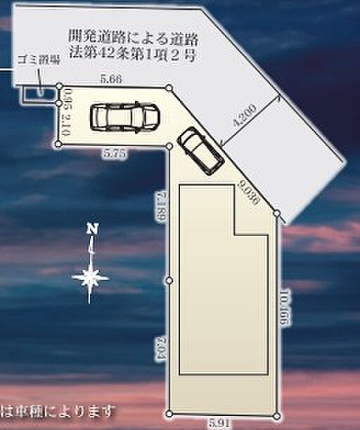 前面道路は交通量も少なく静かです☆