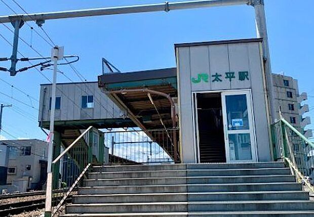 JR札沼線　太平駅 720m