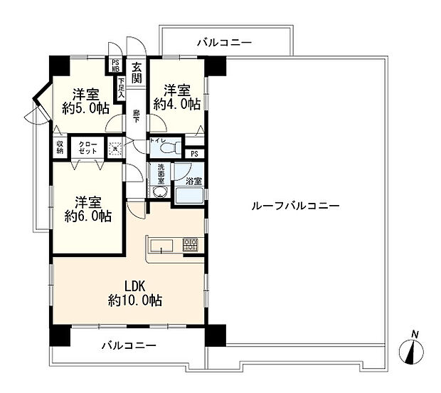 間取図　3LDK